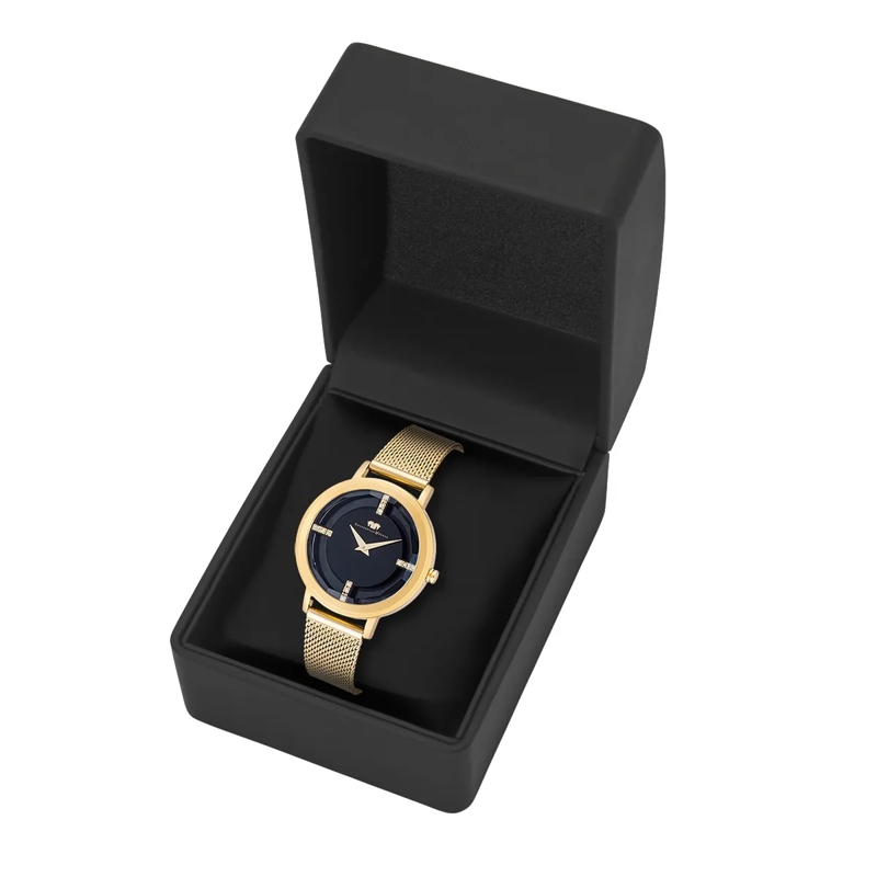 Rhodenwald & Söhne Automatikuhr Damen Armbanduhr Lucrezia Edelstahl gold(Image 6)