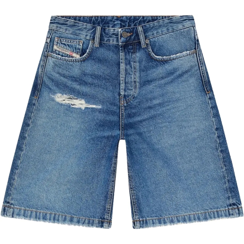 Diesel Jeans Slim Fit De Sire Denim Short Blue blau