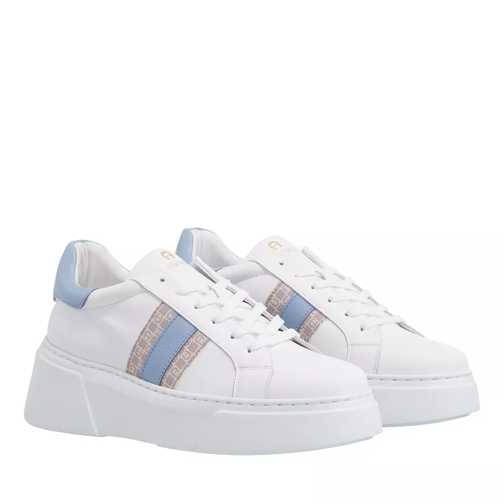 AIGNER Elaine 8 White/Blue Low-Top Sneaker