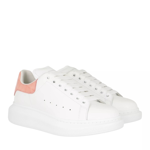 Alexander McQueen Oversized Sneakers White Pink låg sneaker