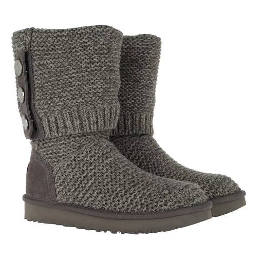 UGG W Purl Cardy Knit Charcoal Winter Boot
