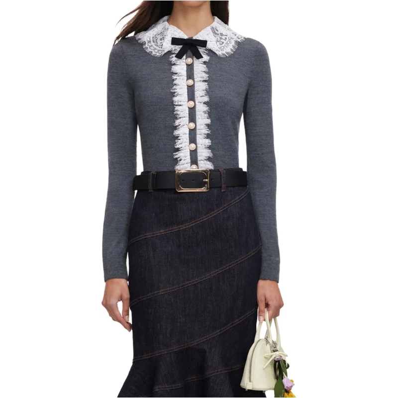 Self Portrait  Sweaters Grey grau