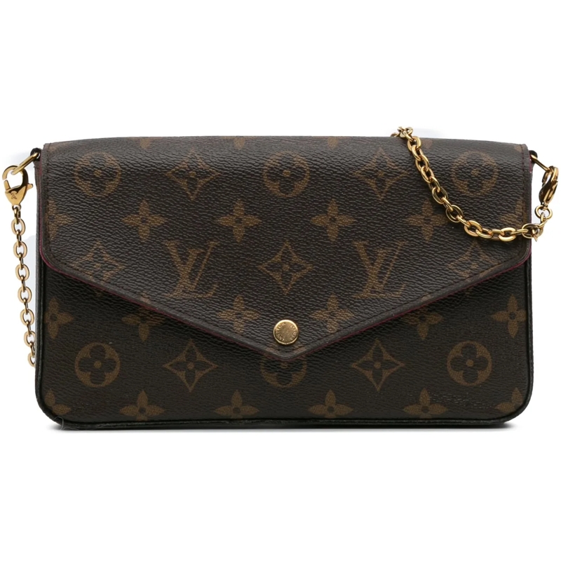 Louis Vuitton Schultertasche Monogram Pochette Felicie braun