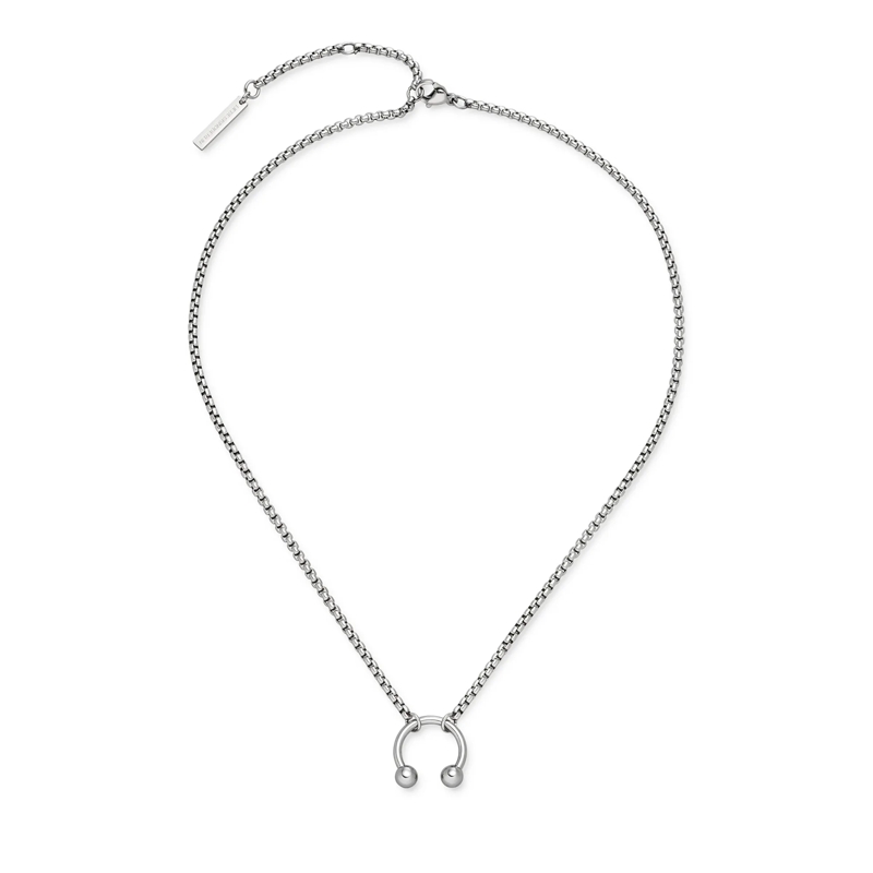 Liebeskind Berlin Mittellange Halskette Edelstahl Urban Chic silber(Image 3)