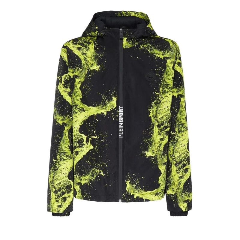 Plein Sport Daunenjacke Winterjacke schwarz