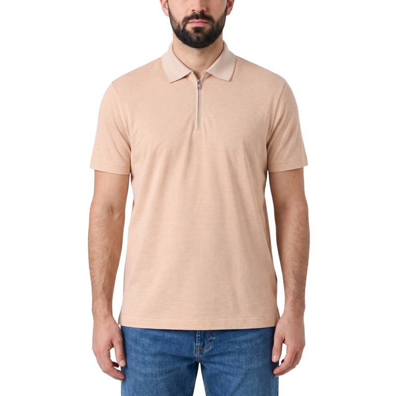 Paul & Shark Polohemd Poloshirt mit Seide orange(Image 2)