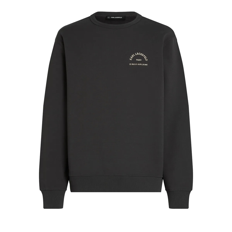 Karl Lagerfeld Sweatshirt RUE ST-GUILLAUME SWEATSHIRT dunkel-grau