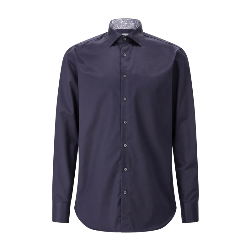 STENSTRÖMS Overhemd Regular-Fit Hemd Dunkelblau