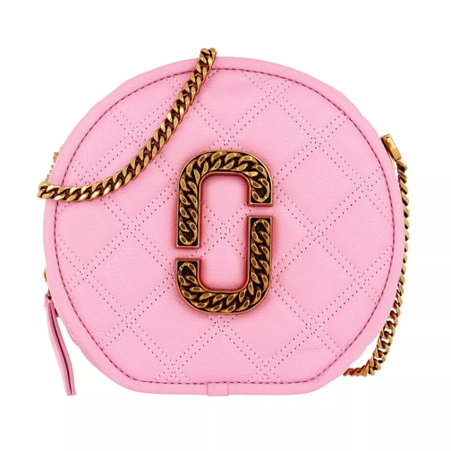 Marc Jacobs The Status Round Crossbody Powder Pink Canteen Bag