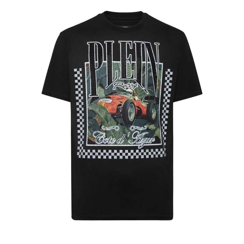Philipp Plein T-Shirt T-Shirt Racing schwarz
