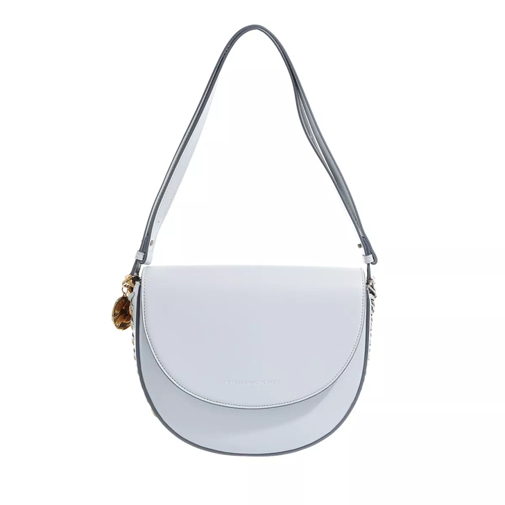 Frayme Medium Shoulder Bag in Grey - Stella Mc Cartney
