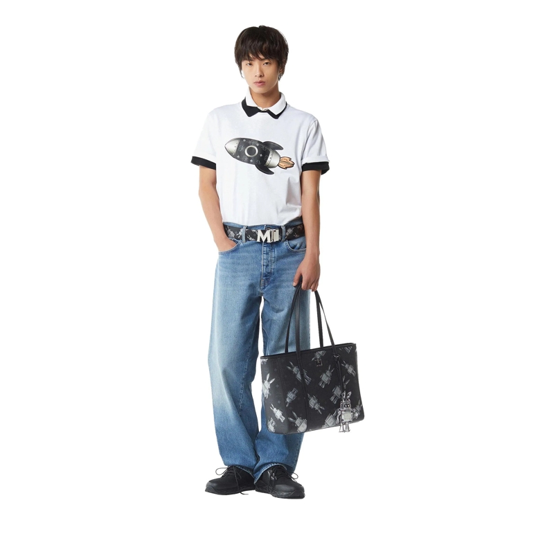 MCM Boodschappentas Mcm Toni Vi Shopper Med Bk Black(Image 2)