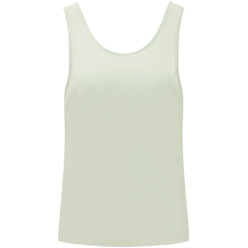 Pinko Top Canottiera con Scollo Ampio grün