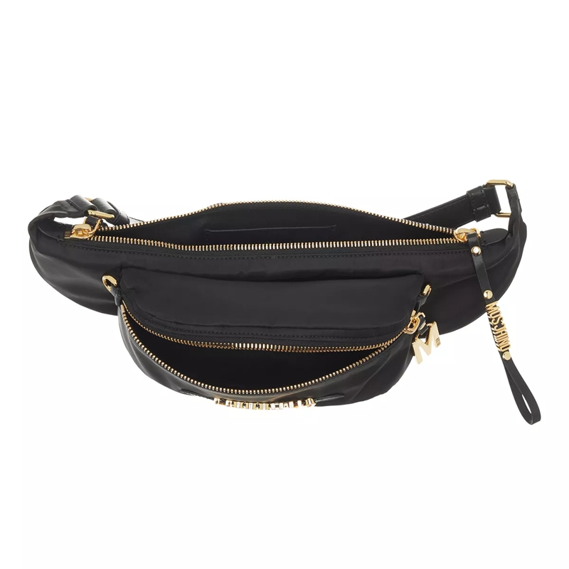 Moschino Gürteltasche Multipockets Accessories Fantasy Print Black(Image 5)