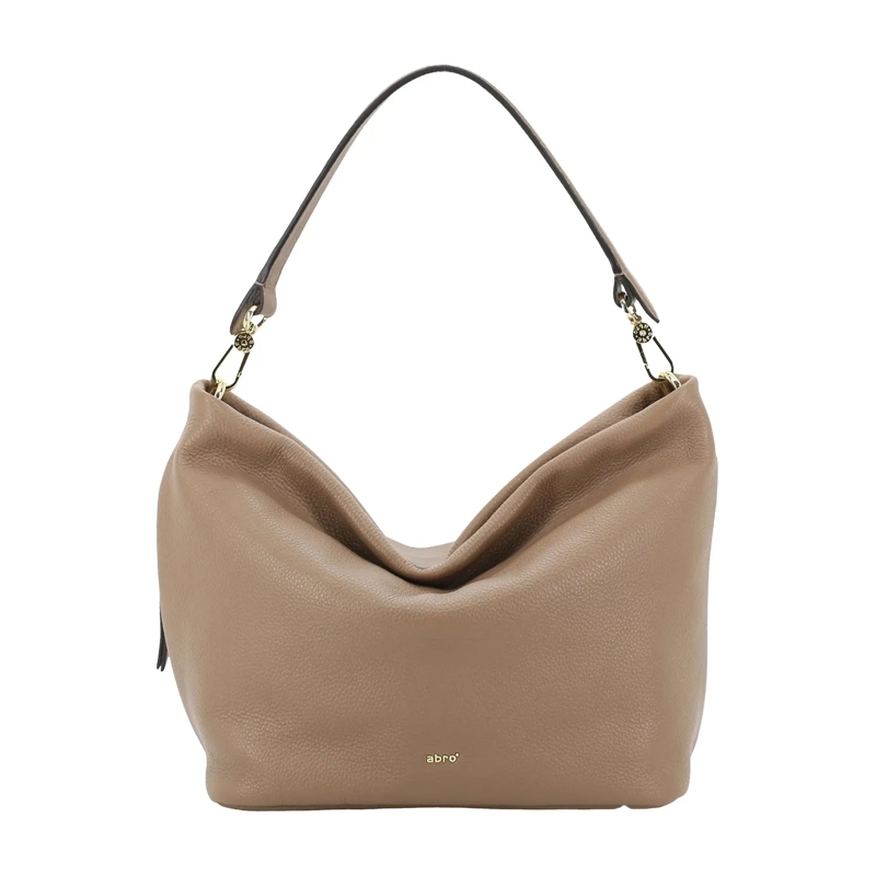 Abro Crossbodytas Hobo Bag Ebony aus Leder braun(Image 5)