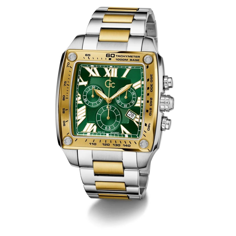 GC Quarzuhr Quarz-Chronographenuhr Gc Retrofit silber(Image 3)