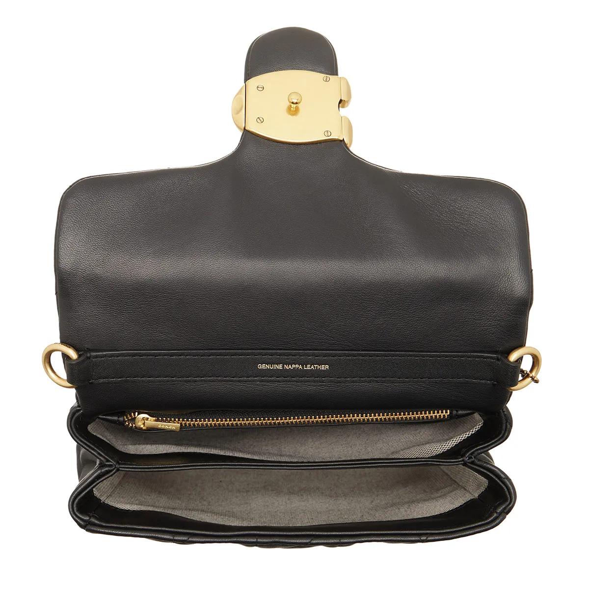 Coach Crossbody bags Quilted Washed Leather Times Square Tabby Shoulder in zwart