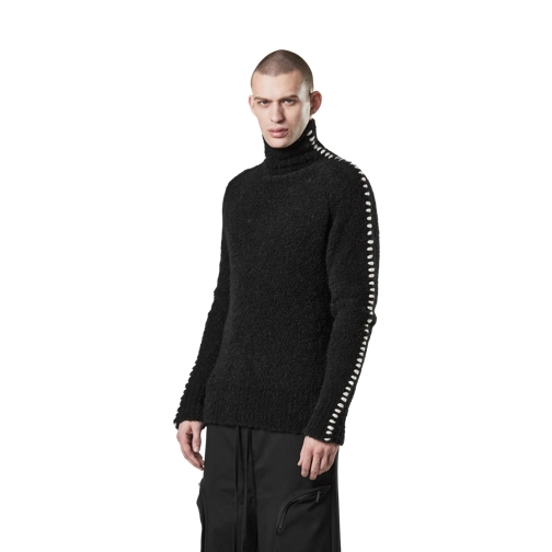 Thom Krom Rollkragenpullover aus Alpakawolle black black Trui