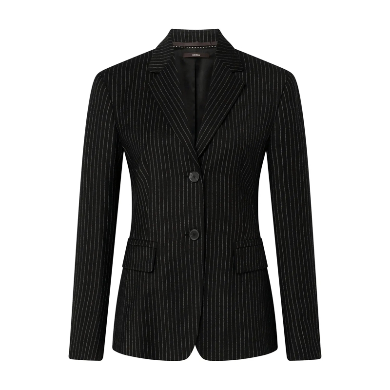 windsor. Blazer Blazer aus Schurwoll-Mix schwarz