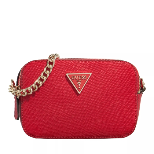 Guess Noelle Crossbody Camera Red Sac pour appareil photo