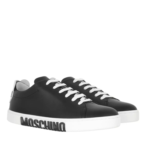 Moschino Sneakerd Logo25 Vit  Nero Bianco Low-Top Sneaker