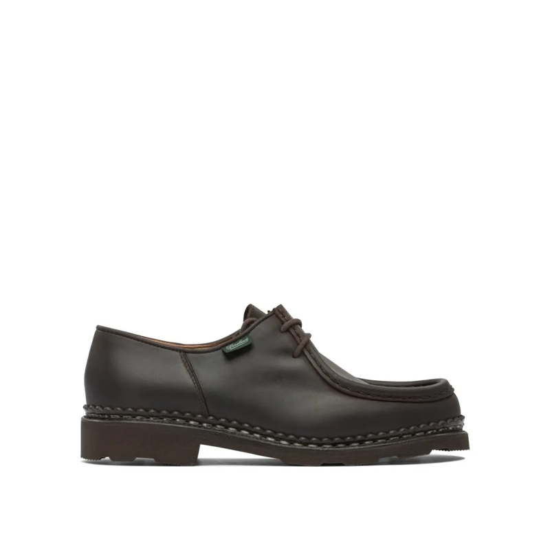 Paraboot Mocassin "Michael" Lace-Up Loafers Black