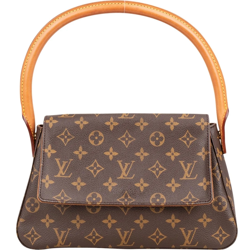 Louis Vuitton Tote Louis Vuitton Canvas Monogram Looping PM Shoulder  braun