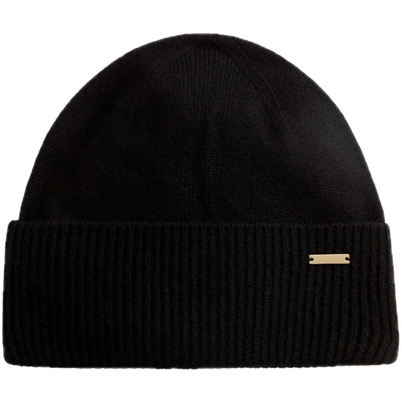 Woolrich Mütze Pure Cash Beanie schwarz