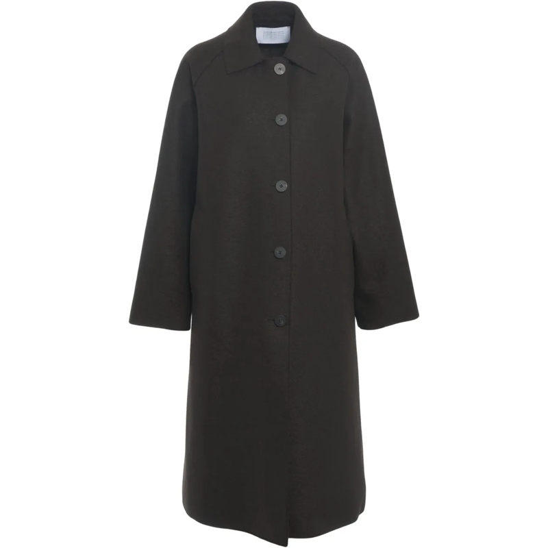 Harris Wharf Übergangsjacke Virgin wool coat braun