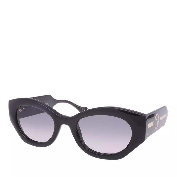 サングラス GUCCI Gucci - GG1553S - 001 black crystal grey Gucci GG1553S 001 BlackCrystal/Grey Gradient Oversized