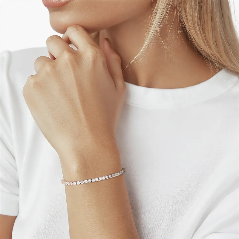 Trilani Armband Sterling Silber Armband Zirkonia silber(Image 2)