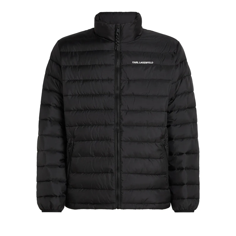 Karl Lagerfeld Daunenjacke LEICHTE STEPPJACKE schwarz