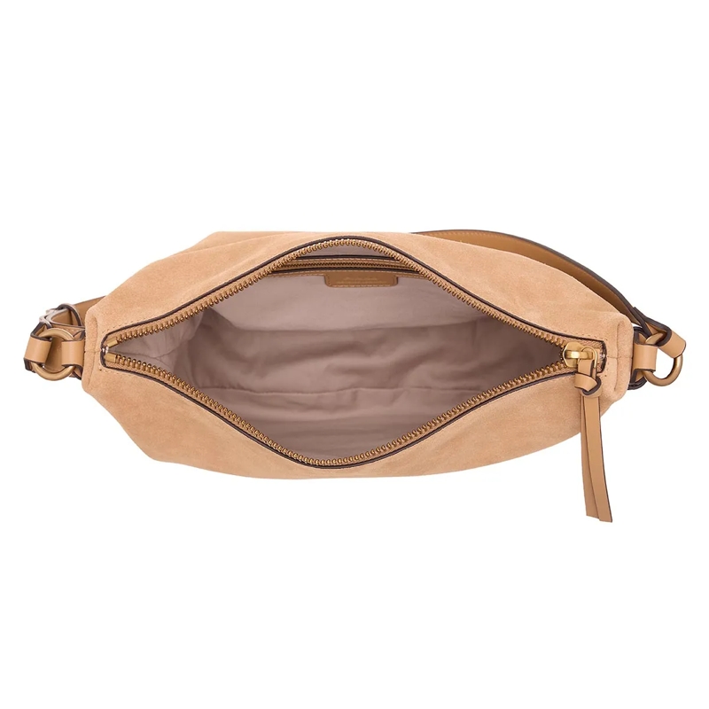 Pinko Hobo Bag Hobo Zip Around Classic Marrone - Leone-Antique Gold(Image 4)