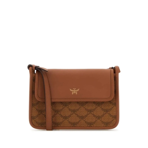 MCM Sac à bandoulière Camel Brown Himmel Small Bag Brown