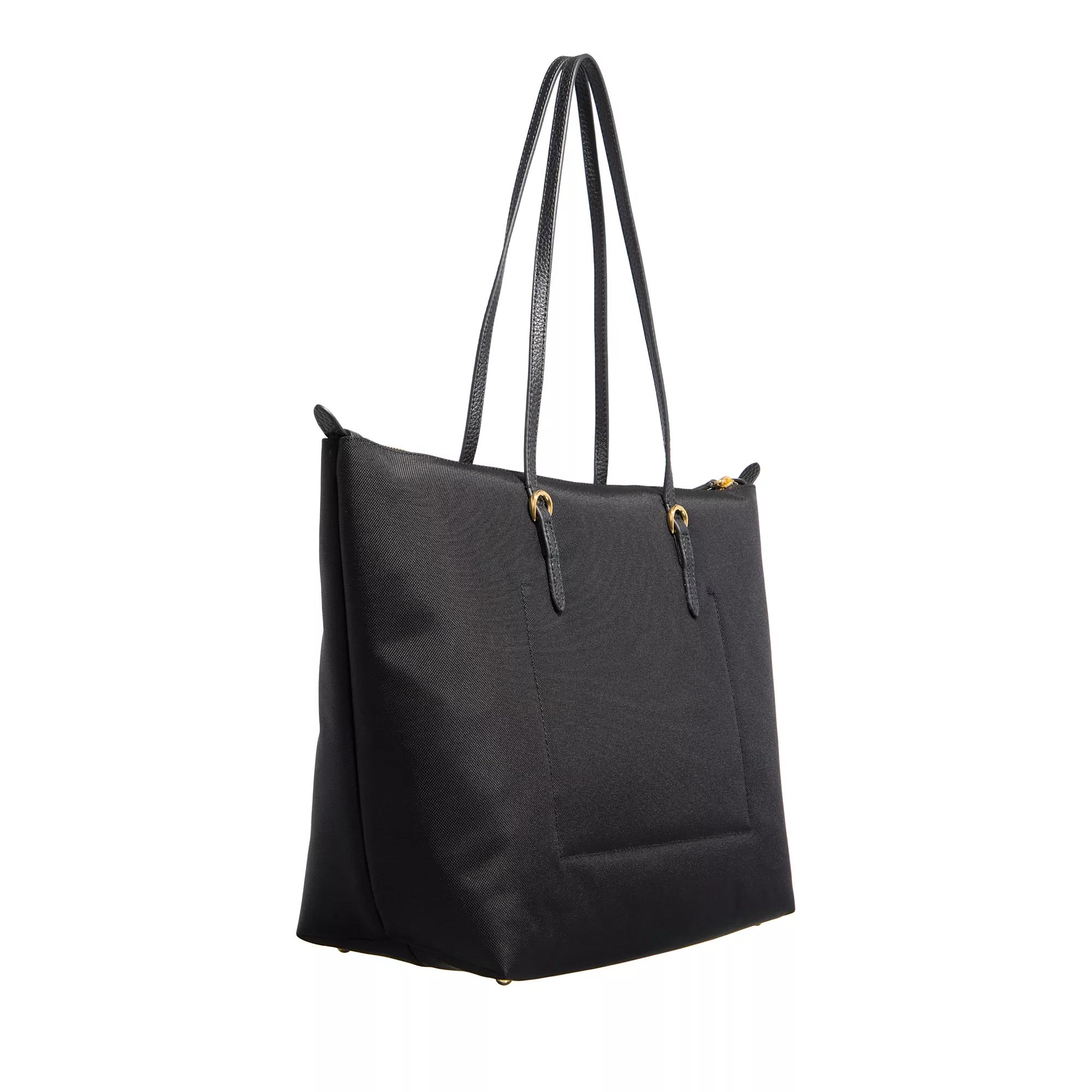 Lauren Ralph Lauren Keaton 31 Tote Large Black Shopping Bag