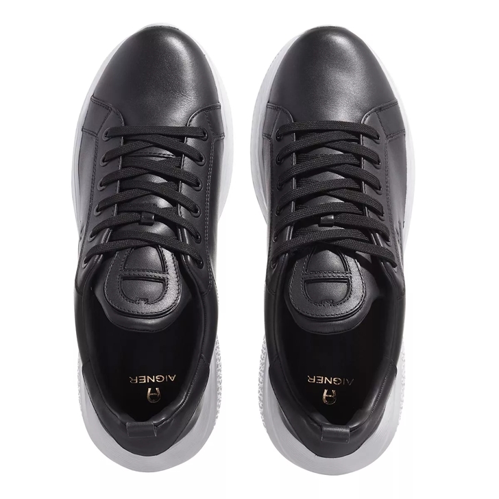 AIGNER Jenny 4 Black White Low Top Sneaker