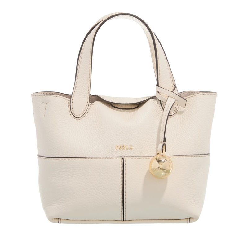 Furla Minitasche Furla Primrose Mini Tote W/Fla Panna