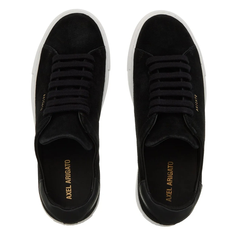 Axel Arigato Sneaker basse Clean 90 Suede Sneaker Black/White(Image 6)