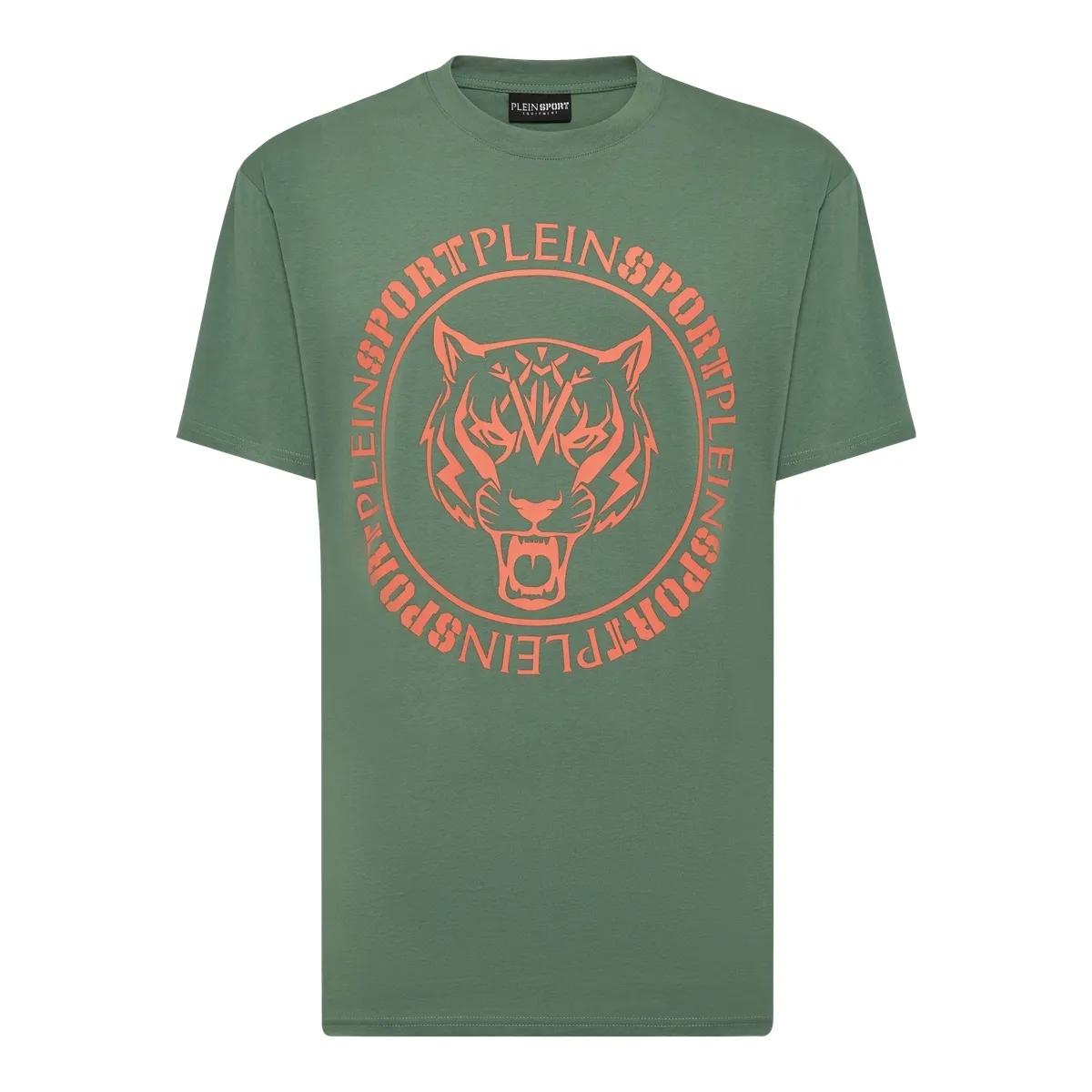 Thumbnail - Plein Sport - T-Shirt Tiger - Größe L - grün