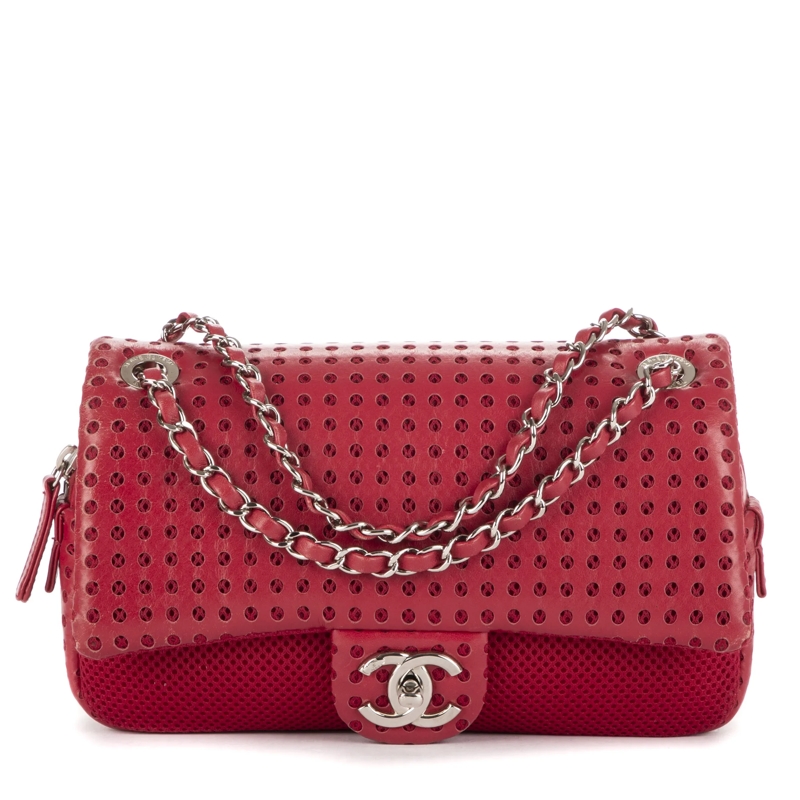 Chanel Crossbody Bag Easy Flap Jumbo rot