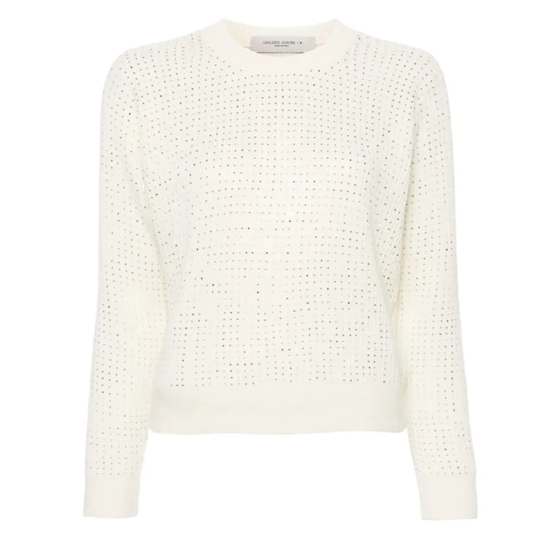 Golden Goose Pullover Journey Knit Regular Crewneck Neutrals