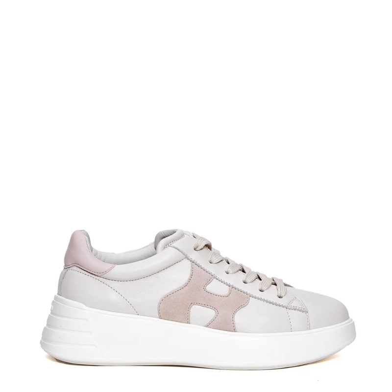 Hogan Low-Top-Sneaker Rebel Leather White H Pink Sneakers White