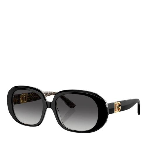 Dolce&Gabbana Sonnenbrille 0DG4476 Top Black On Leo Brown