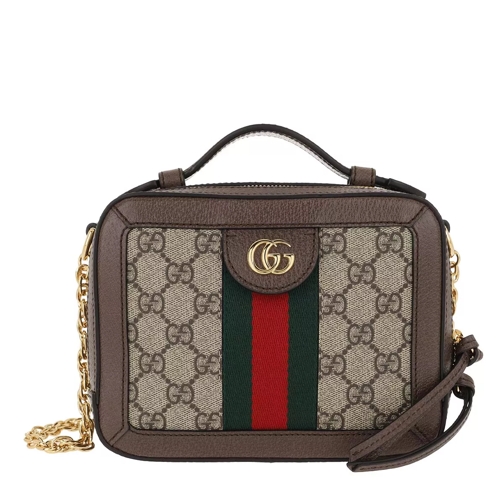 Gucci Ophidia GG Mini Shoulder Bag Beige/Ebony Crossbody Bag