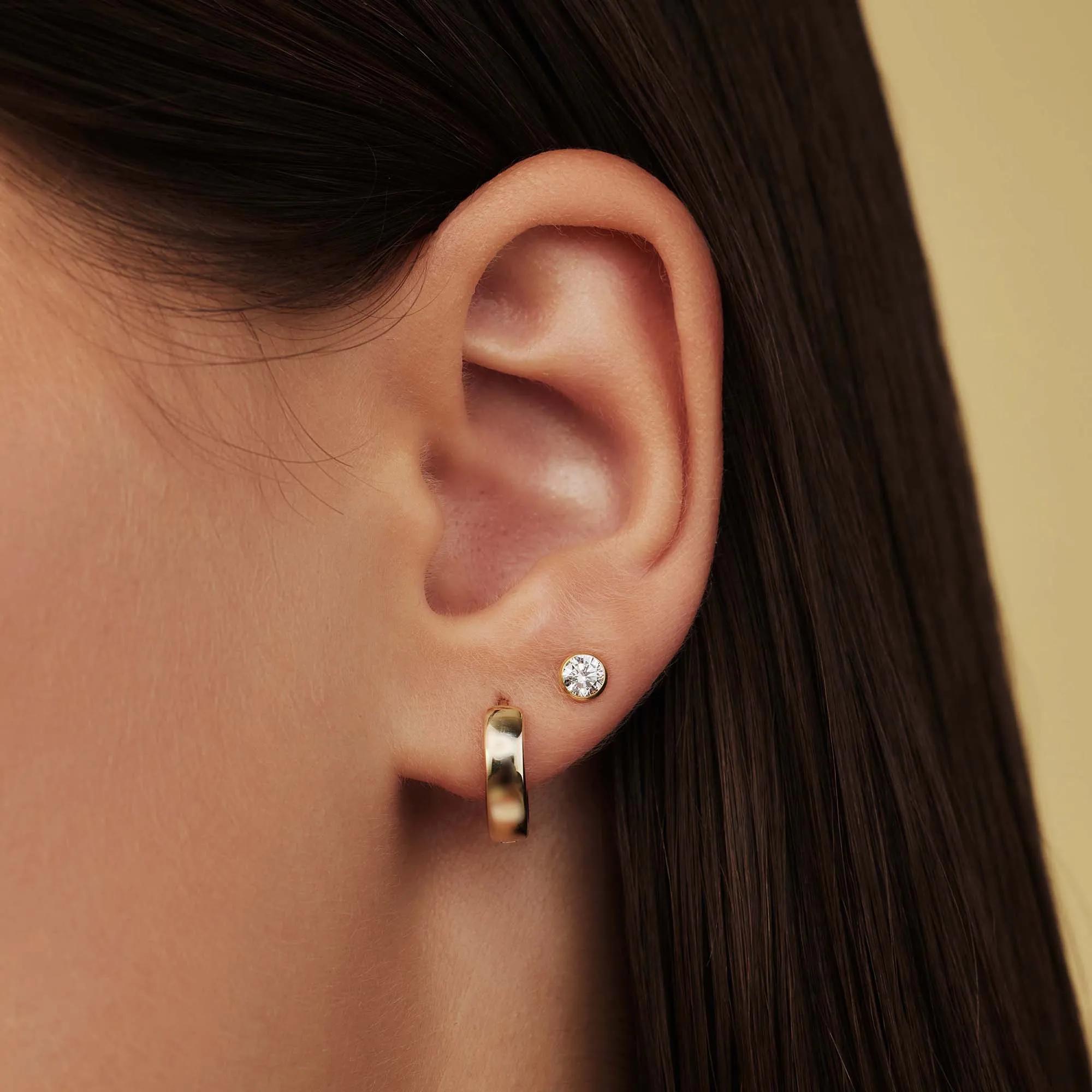 Thumbnail - Isabel Bernard Ohrringe - Rivoli Morgane 14 karat hoop earrings - Gr. unisize - in Gold - für Damen
