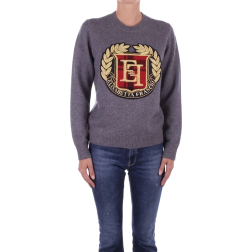 Elisabetta Franchi Sweatshirts Sweaters Gray grau