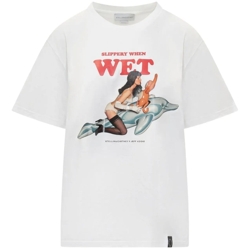 Stella McCartney T-Shirt T-Shirts And Polos White weiß