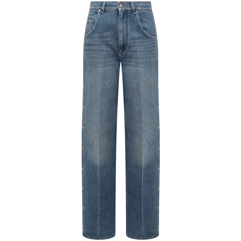 Stella McCartney Jeans à jambe droite Jeans blau