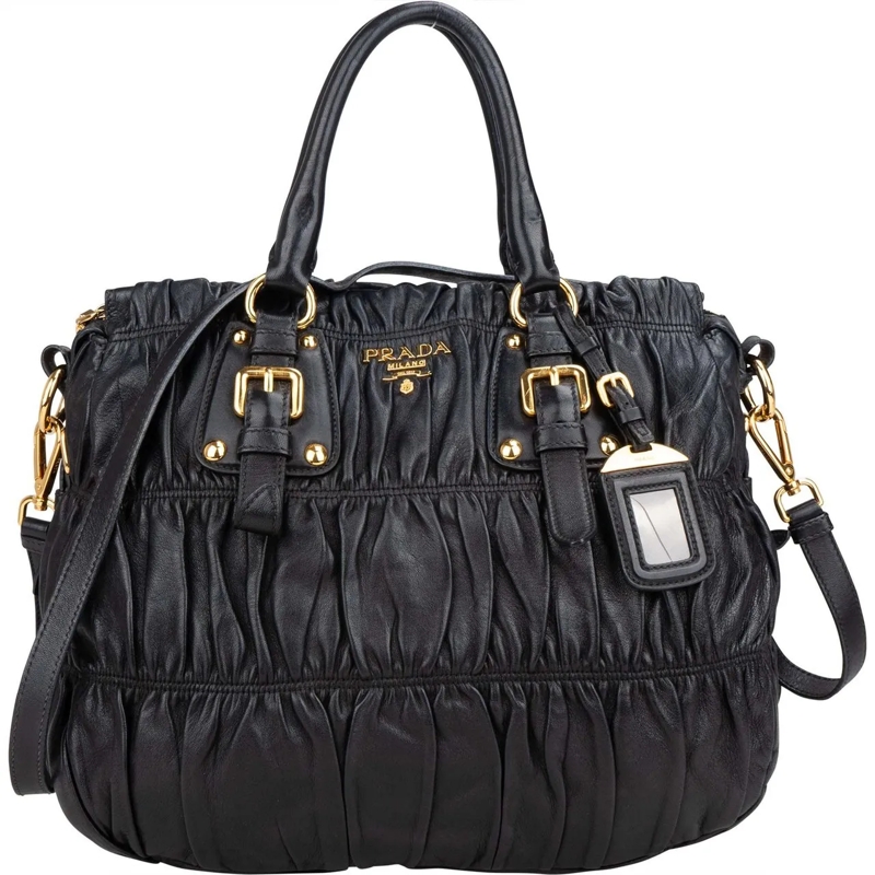 Prada Schultertasche Prada Quilted Leather City Handbag mehrfarbig