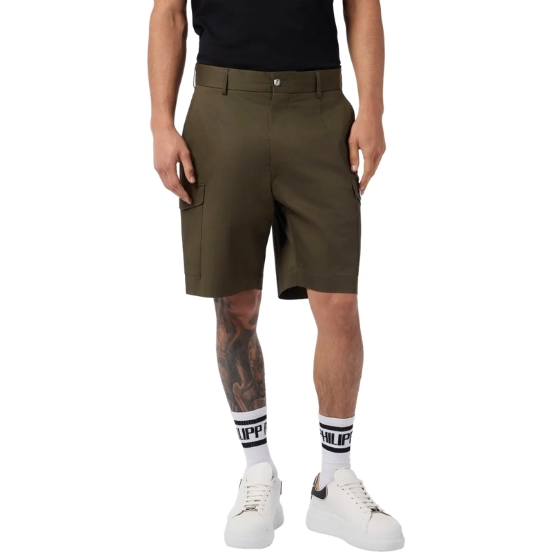 Philipp Plein Shorts Cargo Shorts grün(Image 3)